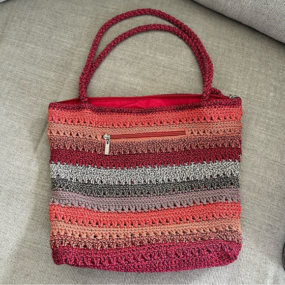 The Sak Handbags - The Sak Multicolor Crochet Tote Bag (A0017)